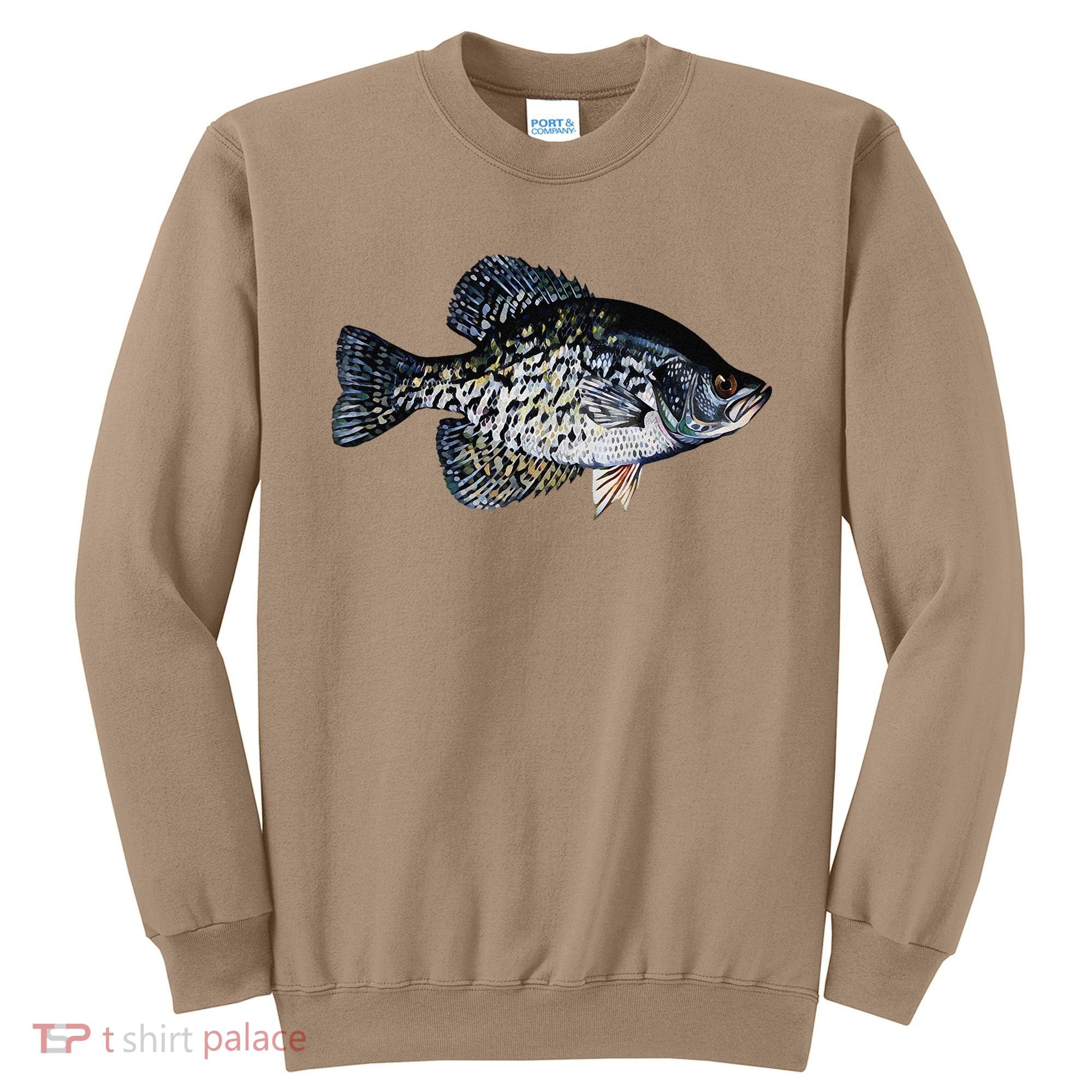 Black Crappie Fish Lucky Crappie Fishing Gift Sweatshirt