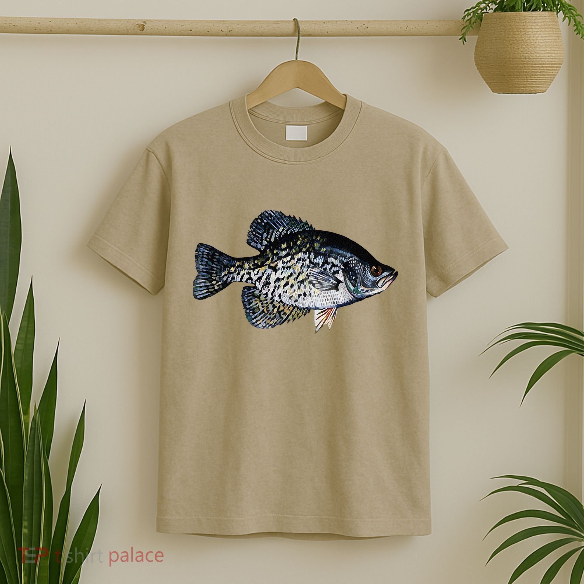 Black Crappie Fish Lucky Crappie Fishing Gift T-Shirt