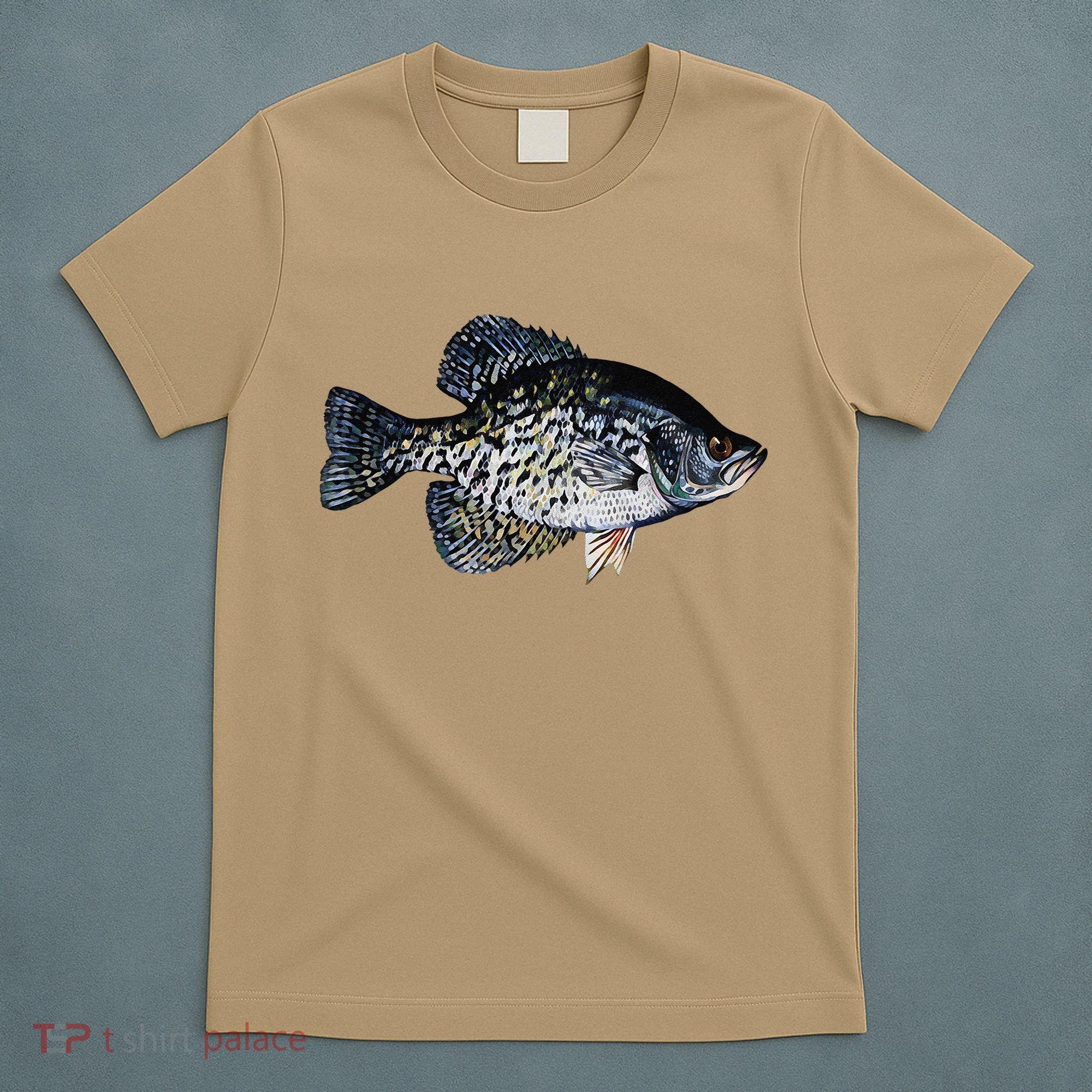 Black Crappie Fish Lucky Crappie Fishing Gift T-Shirt