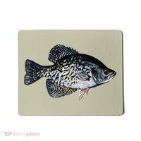 Black Crappie Fish Lucky Crappie Fishing Gift Mousepad thumb 0