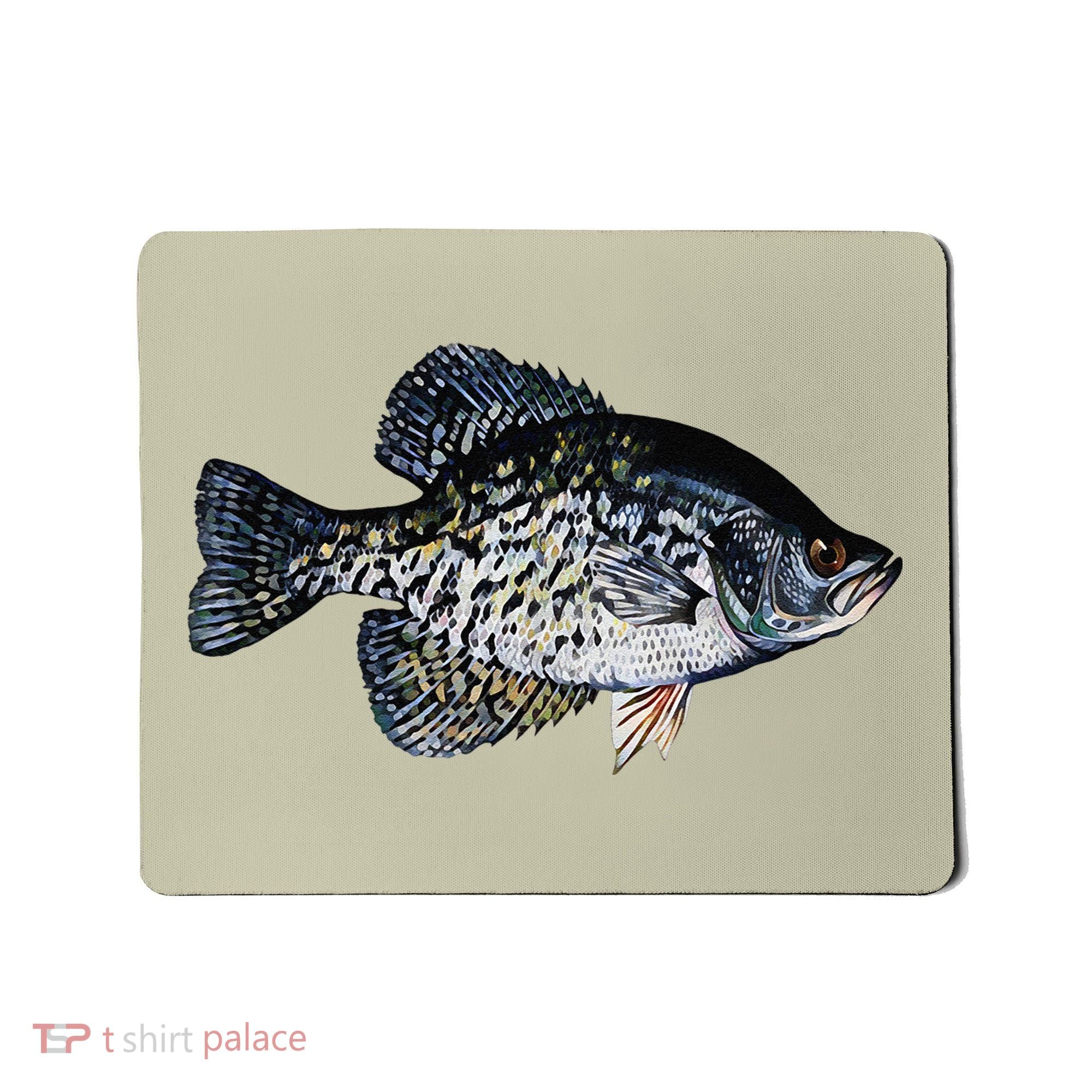 Black Crappie Fish Lucky Crappie Fishing Gift Mousepad