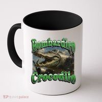 Bombadiro Crocodilo Funny Italian Brainrot Meme Graphic Coffee Mug thumb 0