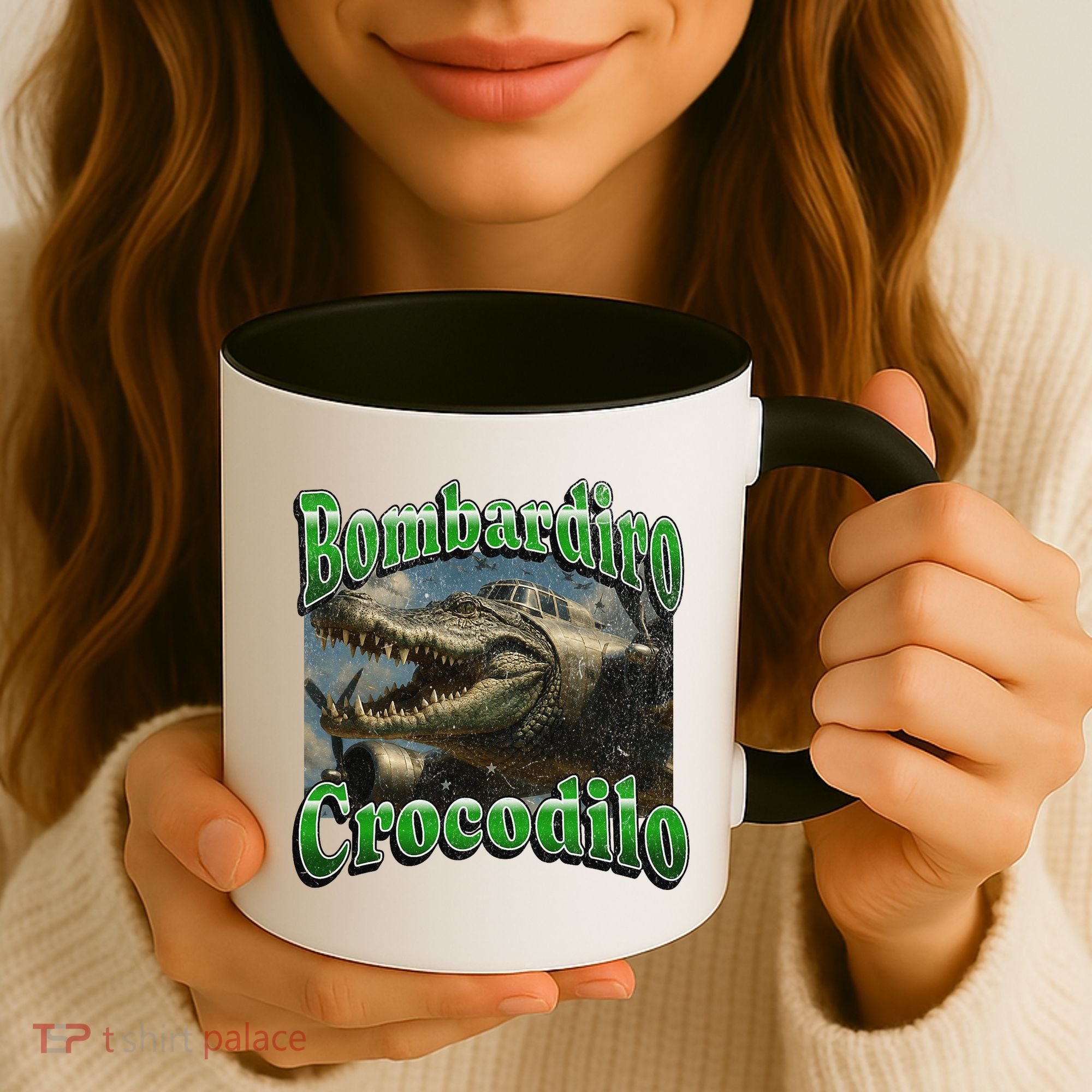 Bombadiro Crocodilo Funny Italian Brainrot Meme Graphic Coffee Mug