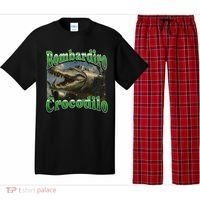 Bombadiro Crocodilo Funny Italian Brainrot Meme Graphic Pajama Set thumb 0