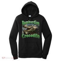 Bombadiro Crocodilo Funny Italian Brainrot Meme Graphic Women's Hoodie thumb 0