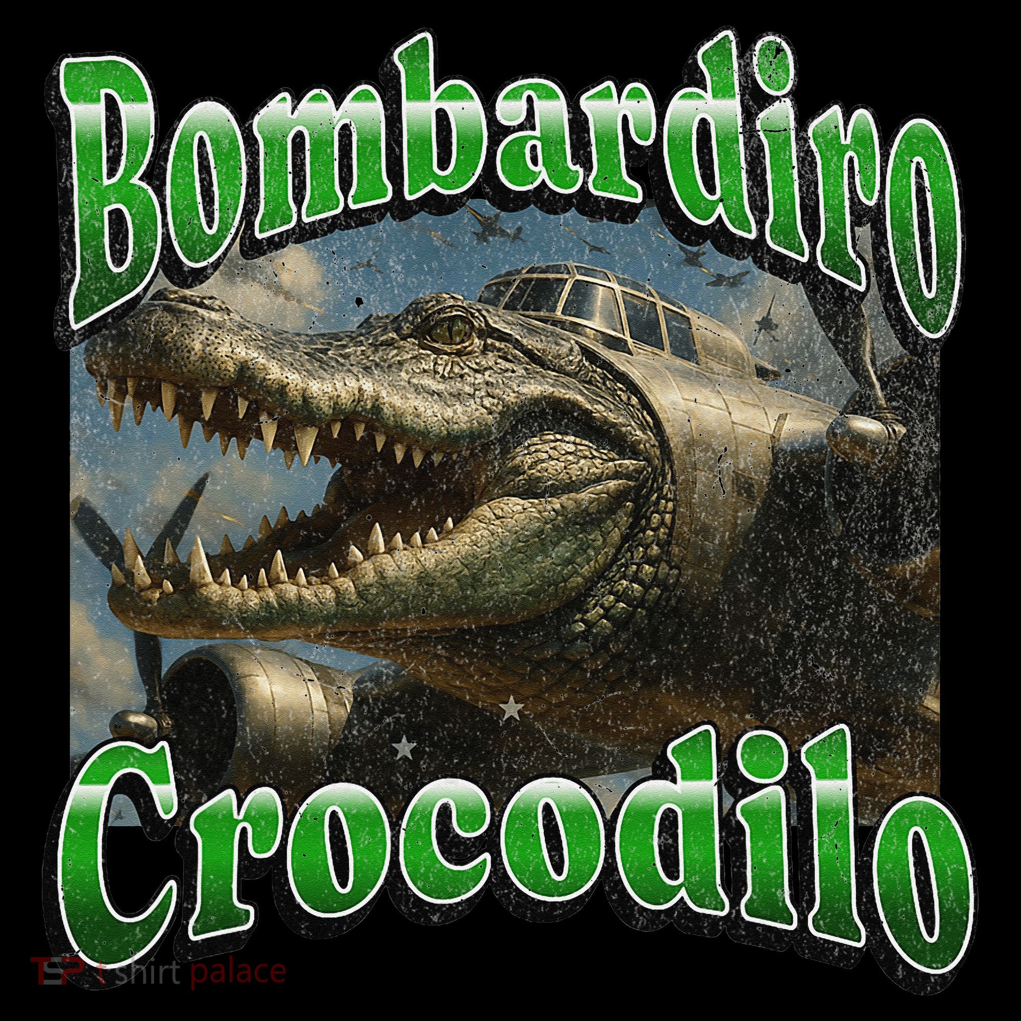 Bombadiro Crocodilo Funny Italian Brainrot Meme Graphic Women's Hoodie