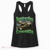 Bombadiro Crocodilo Funny Italian Brainrot Meme Graphic Women's Tank Top thumb 0