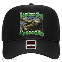 Bombadiro Crocodilo Funny Italian Brainrot Meme Graphic Hat thumb 0
