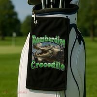 Bombadiro Crocodilo Funny Italian Brainrot Meme Graphic Golf Towel thumb 2