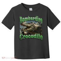 Bombadiro Crocodilo Funny Italian Brainrot Meme Graphic Toddler T-Shirt thumb 0