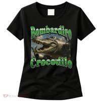 Bombadiro Crocodilo Funny Italian Brainrot Meme Graphic Women's T-Shirt thumb 0