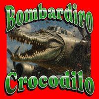 Bombadiro Crocodilo Funny Italian Brainrot Meme Graphic Santa Hat thumb 1