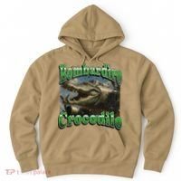 Bombadiro Crocodilo Funny Italian Brainrot Meme Graphic Hoodie thumb 0