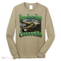 Bombadiro Crocodilo Funny Italian Brainrot Meme Graphic Long Sleeve Shirt thumb 0