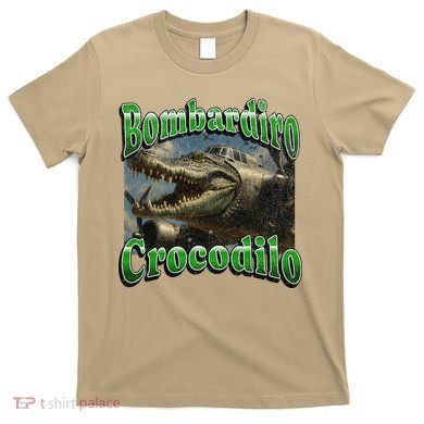 Bombadiro Crocodilo Funny Italian Brainrot Meme Graphic T-Shirt