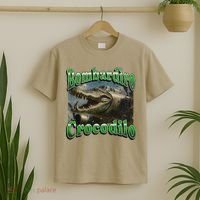 Bombadiro Crocodilo Funny Italian Brainrot Meme Graphic T-Shirt thumb 2