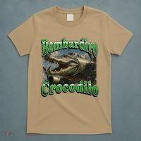Bombadiro Crocodilo Funny Italian Brainrot Meme Graphic T-Shirt thumb 5