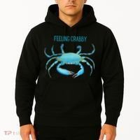 Blue Crab Feeling Crabby Ocean Life Hoodie thumb 2