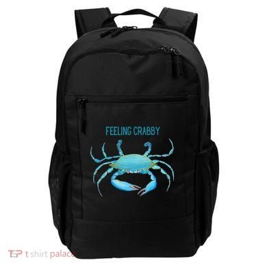 Blue Crab Feeling Crabby Ocean Life Backpack