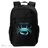 Blue Crab Feeling Crabby Ocean Life Backpack thumb 0