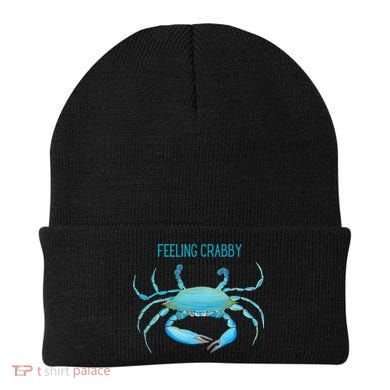 Blue Crab Feeling Crabby Ocean Life Beanie