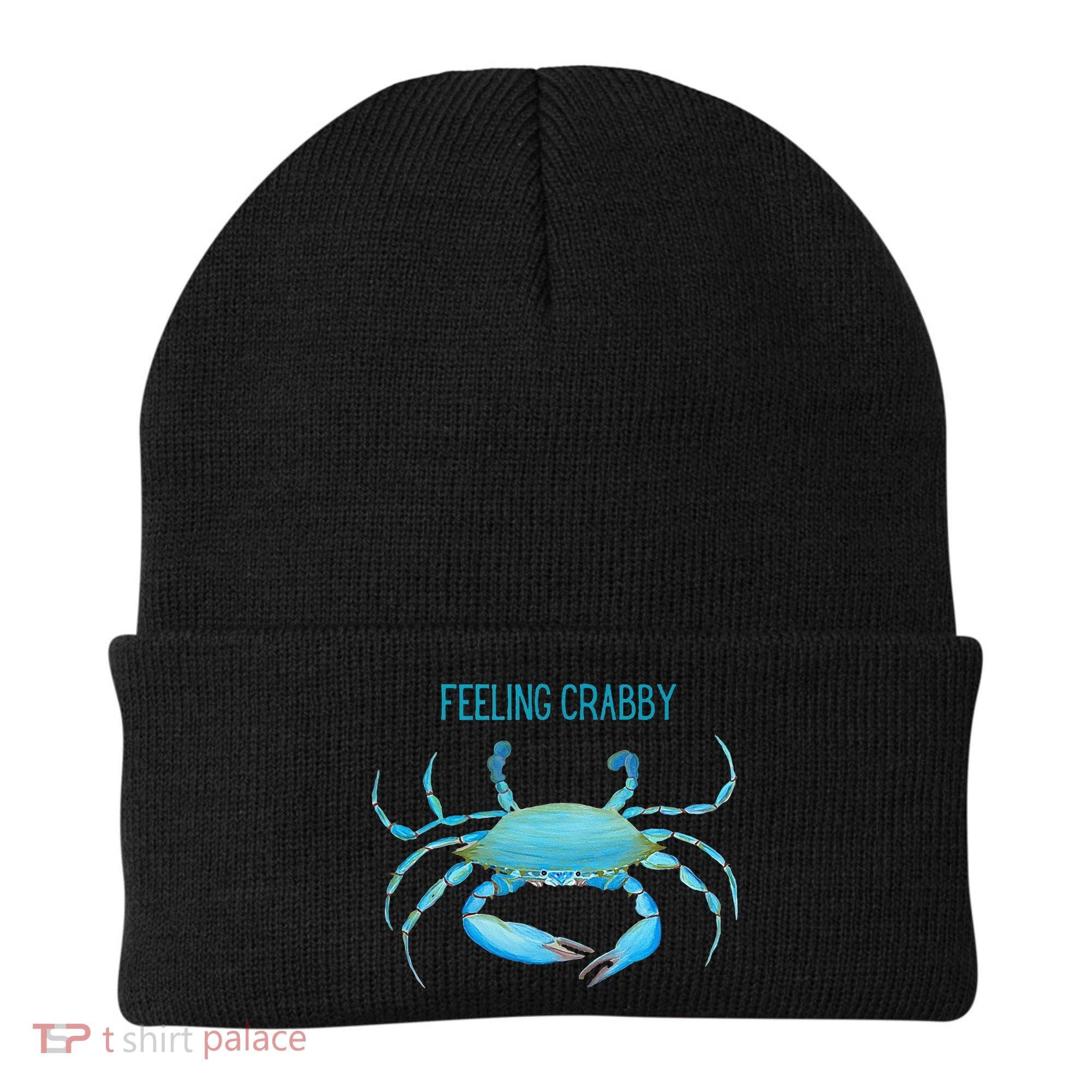 Blue Crab Feeling Crabby Ocean Life Beanie