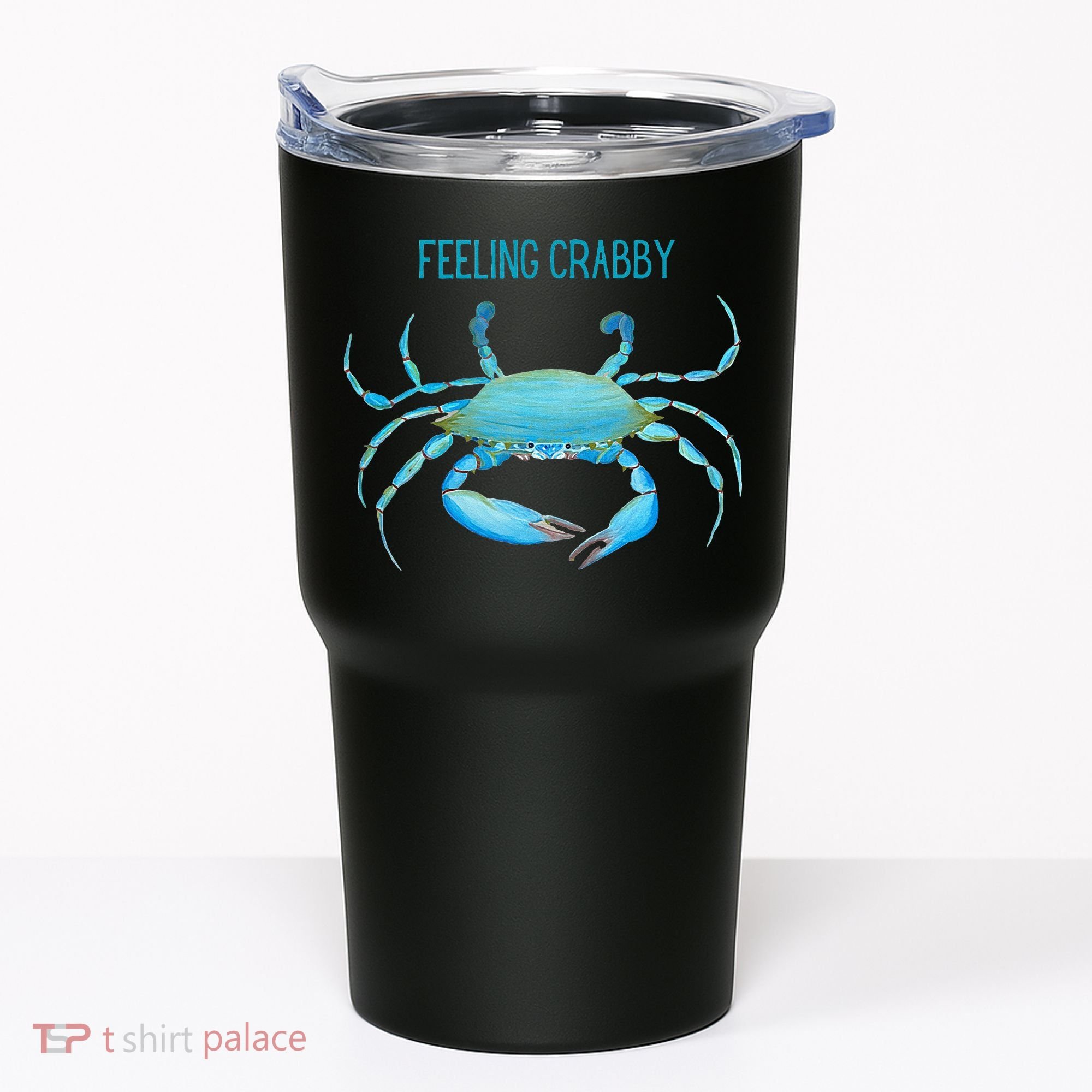 Blue Crab Feeling Crabby Ocean Life Tumbler