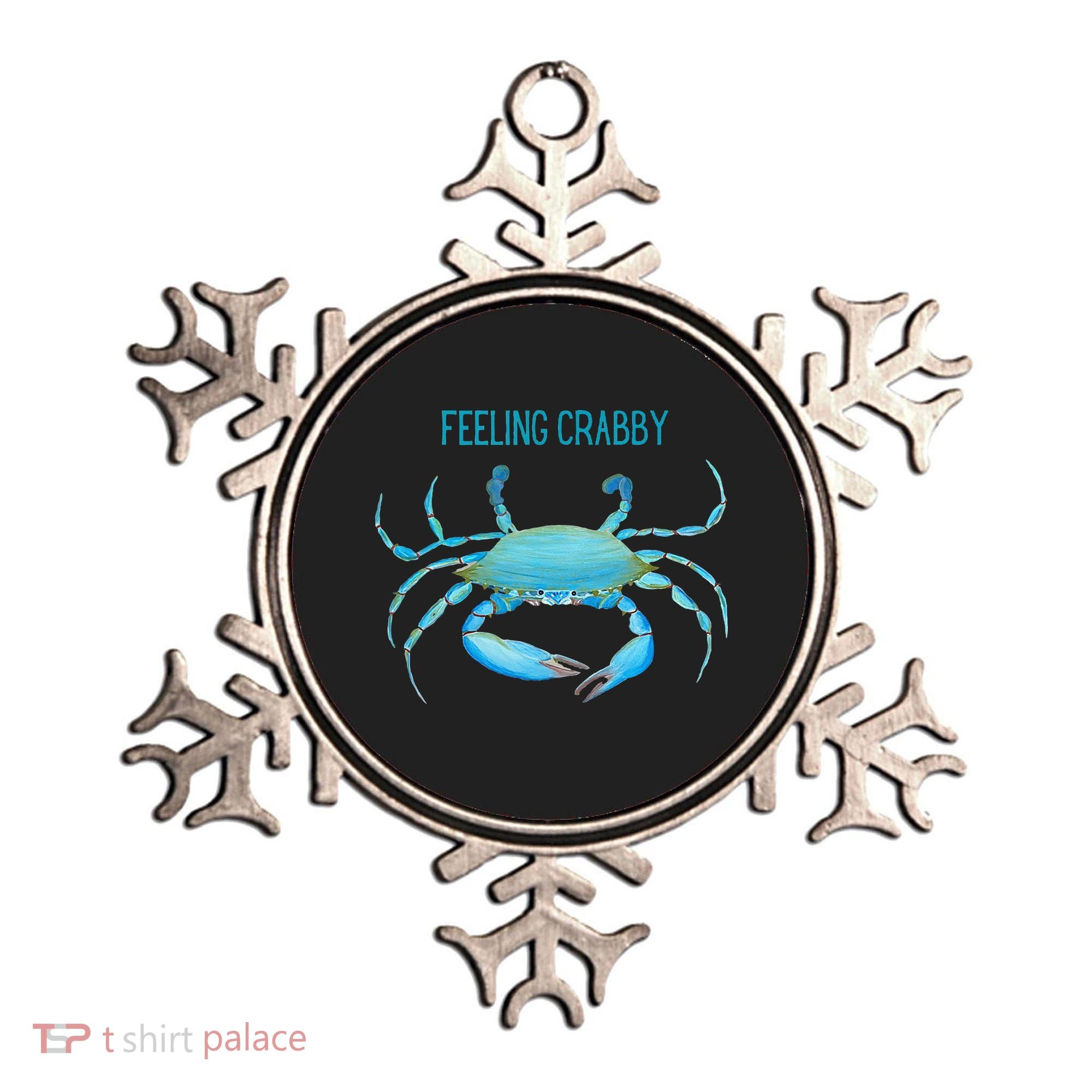 Blue Crab Feeling Crabby Ocean Life Ornament