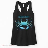 Blue Crab Feeling Crabby Ocean Life Women's Tank Top thumb 0