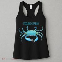 Blue Crab Feeling Crabby Ocean Life Women's Tank Top thumb 3