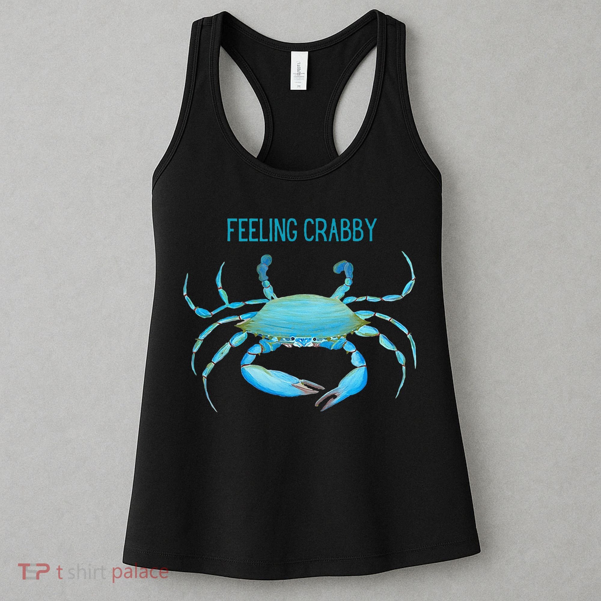 Blue Crab Feeling Crabby Ocean Life Women's Tank Top