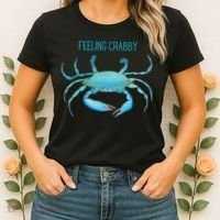 Blue Crab Feeling Crabby Ocean Life Women's T-Shirt thumb 2