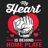 Baseball Catcher For Mom My Heart Is Behind Home Plate Funny Gift Beanie thumb 2