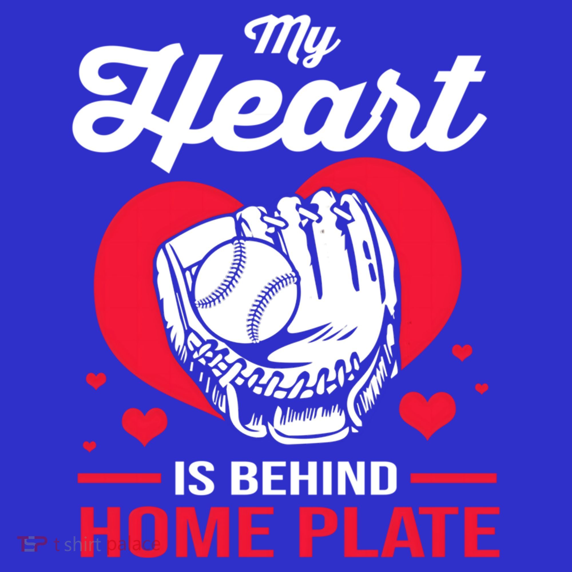 Baseball Catcher For Mom My Heart Is Behind Home Plate Funny Gift T-Shirt