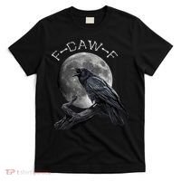 Black Crow, F-Caw-F Funny Black Bird Moon Bird Saying  T-Shirt thumb 0