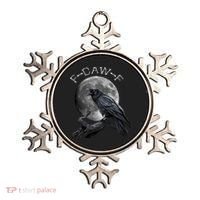 Black Crow, F-Caw-F Funny Black Bird Moon Bird Saying  Ornament thumb 0