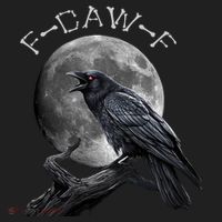 Black Crow, F-Caw-F Funny Black Bird Moon Bird Saying  Hat thumb 2