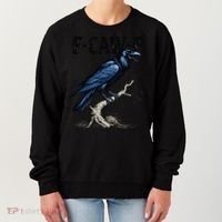 Black Crow F-Caw-F Funny Black Bird Women's Sweatshirt thumb 0