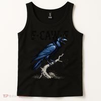 Black Crow F-Caw-F Funny Black Bird Tank Top thumb 2