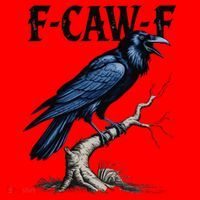 Black Crow F-Caw-F Funny Black Bird Santa Hat thumb 1