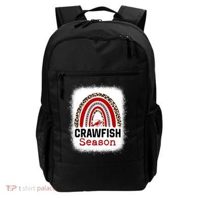 Bleached Craw Fish Season Leopard Crawfish Boil Lobster Great Gift Backpack