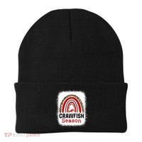Bleached Craw Fish Season Leopard Crawfish Boil Lobster Great Gift Beanie thumb 0