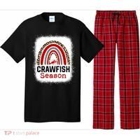 Bleached Craw Fish Season Leopard Crawfish Boil Lobster Great Gift Pajama Set thumb 0