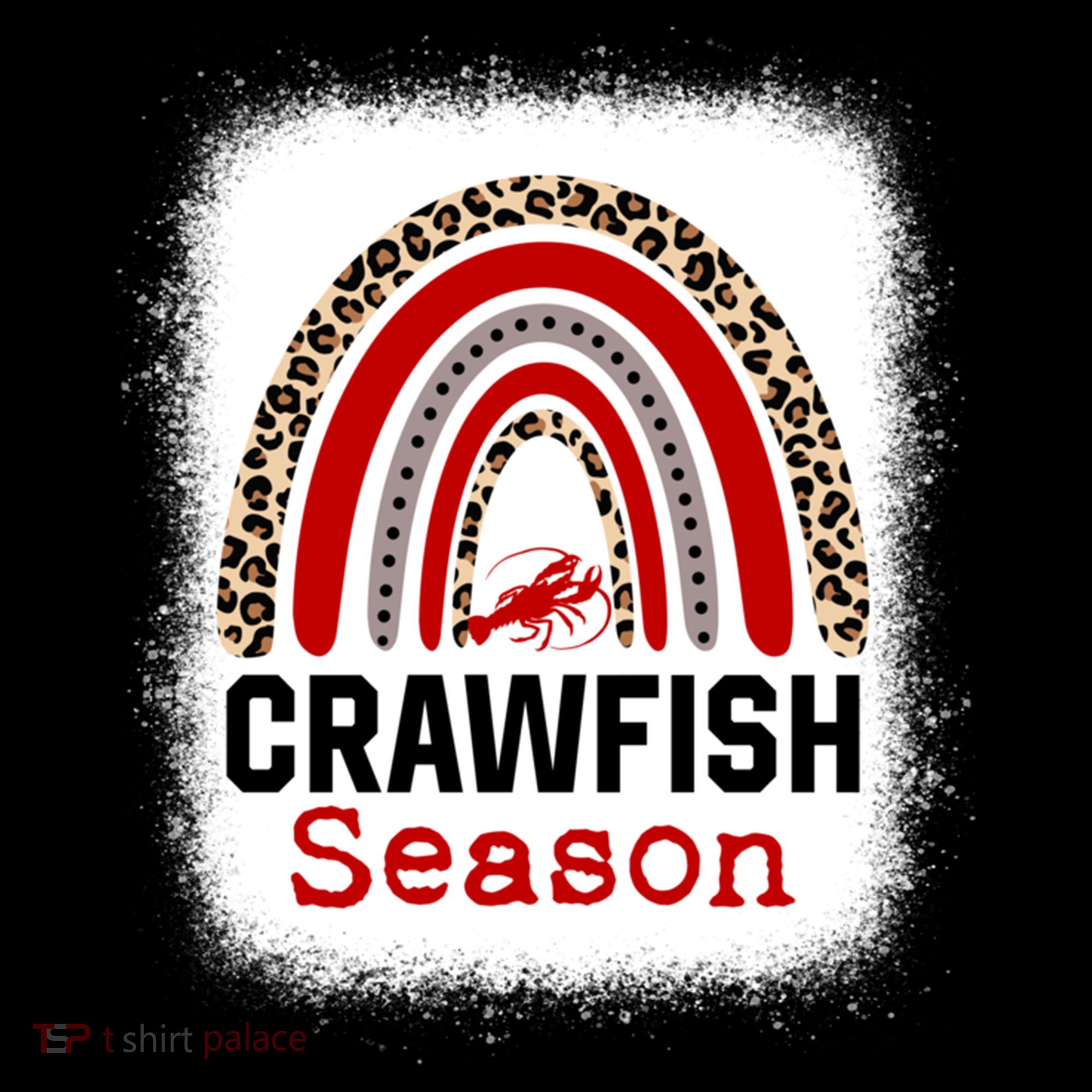 Bleached Craw Fish Season Leopard Crawfish Boil Lobster Great Gift Women's Hoodie