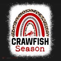 Bleached Craw Fish Season Leopard Crawfish Boil Lobster Great Gift Ornament thumb 1