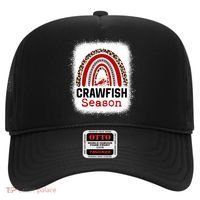 Bleached Craw Fish Season Leopard Crawfish Boil Lobster Great Gift Hat thumb 0