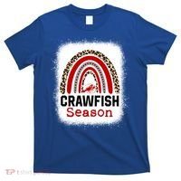 Bleached Craw Fish Season Leopard Crawfish Boil Lobster Great Gift T-Shirt thumb 0
