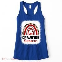 Bleached Craw Fish Season Leopard Crawfish Boil Lobster Great Gift Women's Tank Top thumb 0