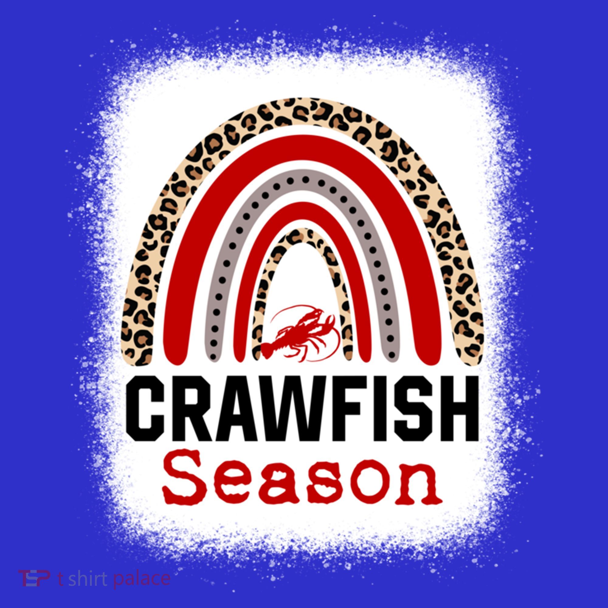 Bleached Craw Fish Season Leopard Crawfish Boil Lobster Great Gift Women's Tank Top