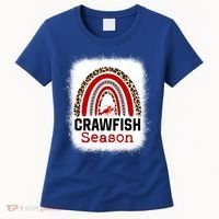 Bleached Craw Fish Season Leopard Crawfish Boil Lobster Great Gift Women's T-Shirt thumb 0